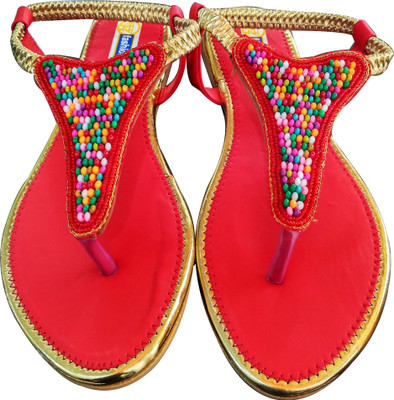 Fashionitz Women Red Flats