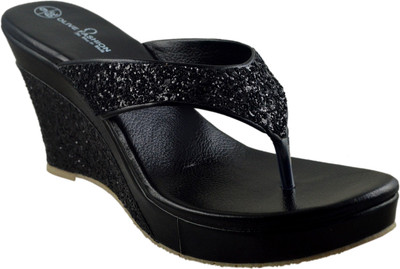 

Olive Fashion Women Black Wedges