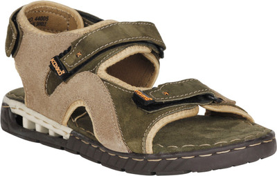 KOXKO Men Olive Sandals