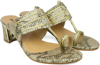 

Inc.5 Women Ant Gold Sandals