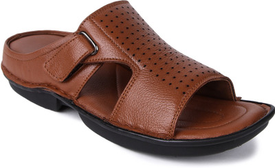 

Feather Leather Slippers, Tan