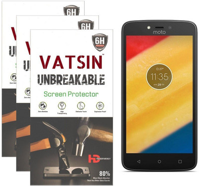 

Vatsin Screen Guard for Motorola Moto C Plus, Transparent