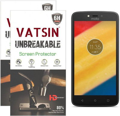 Vatsin Screen Guard for Motorola Moto C Plus, Transparent