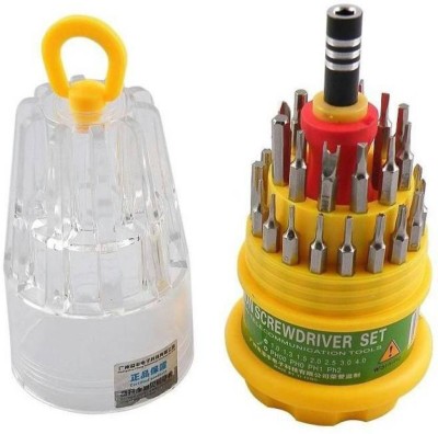 

K kudos Enterprise Ratchet Screwdriver Set, Yellow;red