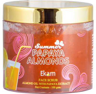 

Ekam Summer papaya Almonds Scrub(100 g)