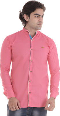 COBIO MAN Men Solid Casual Blue Shirt 