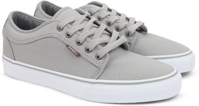 

Vans CHUKKA LOW Sneakers For Men(Grey, (10 oz. canvas) grey/white