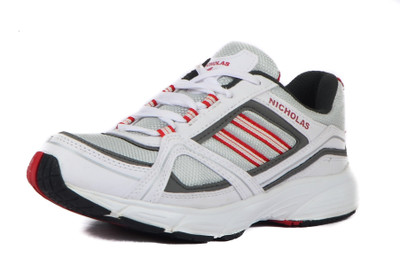 

Nicholas Running Shoes For Men(White, White red