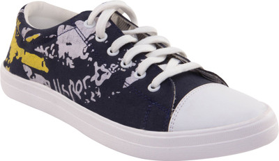 

VENS Namah Men's Blue Lace up Canvas Shoes Canvas Shoes For Men(Blue