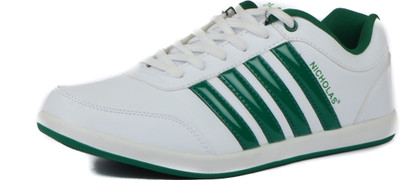 

Nicholas Running Shoes For Men(White, White green