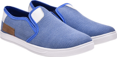 

WalkJump premium loafers, casuals, trending Canvas Shoes For Men(Blue