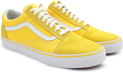 

Vans OLD SKOOL Sneakers For Men(Yellow, White, (suede/canvas) spectra yellow/true white