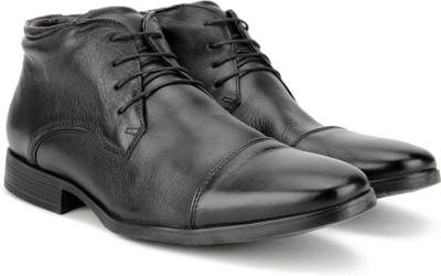 

Pavers England Genuine Leather Lace -UP For Men(Black