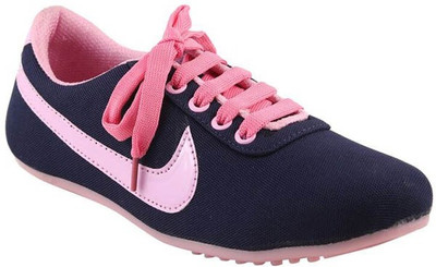

Spellio Canvas Shoes For Women(Blue, Pink
