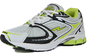 

Nicholas Running Shoes For Men(White, White lime silver black