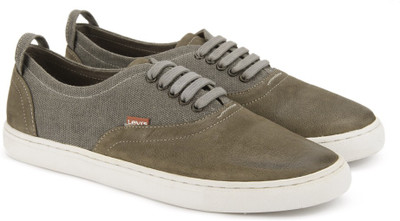 

Levi's Sinclair Sneakers For Men(Olive, Grey