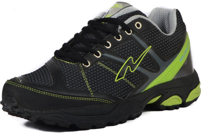 

Nicholas Running Shoes For Men(Black, Black lime grey