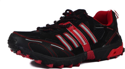 

Nicholas Running Shoes For Men(Black, Black red