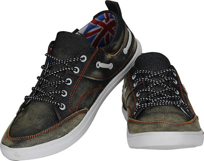 

Emosis Denim Canvas Shoes For Men(Brown