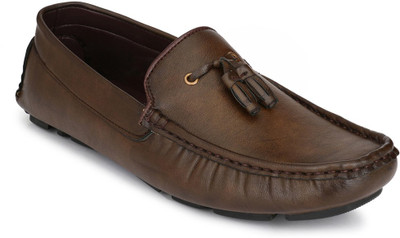

Levanse Driving Shoes For Men(Brown, Matte brown