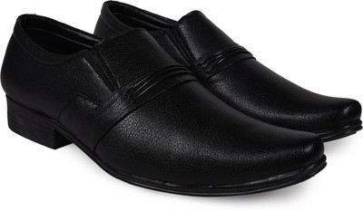 

Arthur Men's Black PU Formal Slip On For Men(Black