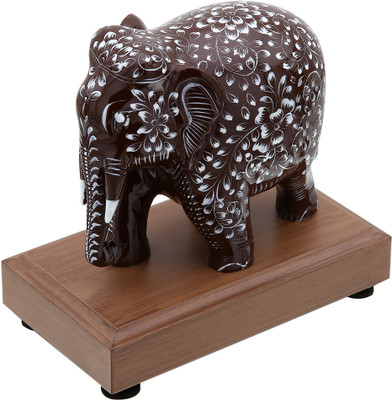 

shivika enterprises Decorative Showpiece - 12 cm(Wooden, Brown)