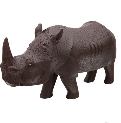 

shivika enterprises Decorative Showpiece - 15 cm(Wooden, Brown)