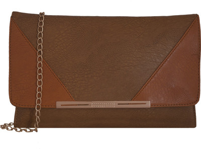 

Fristo Women Casual Brown PU Sling Bag