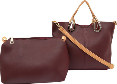 

Pepgirls Girls Casual Brown Leatherette Sling Bag