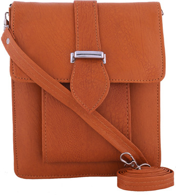 

Fristo Women Casual Tan PU Sling Bag