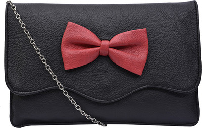 Fristo Women Casual Black, Red PU Sling Bag