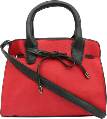 

Pepgirls Girls Casual Red Leatherette Hand-held Bag