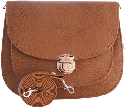 

Fristo Women Casual Beige PU Sling Bag