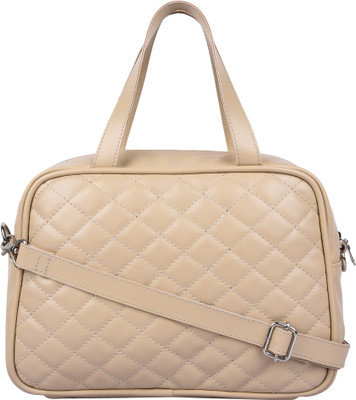 

Anekaant Women Casual Beige PU Sling Bag