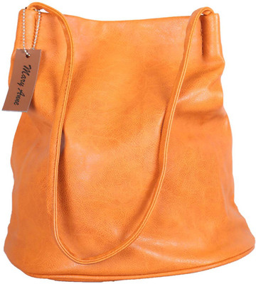 Mary Anne Women Casual Tan Leatherette Sling Bag