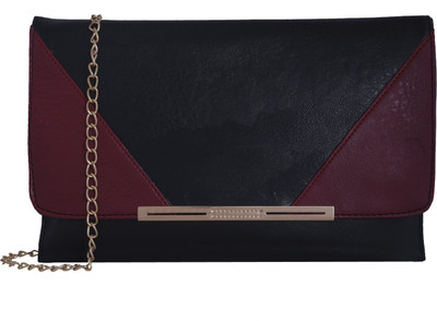 

Fristo Women Casual Black, Maroon PU Sling Bag