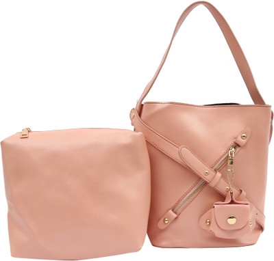 

Pepgirls Girls Casual Pink PU Sling Bag