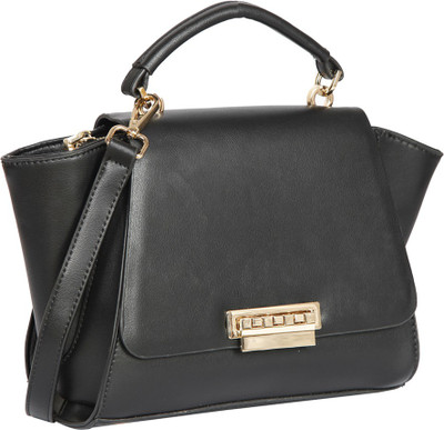 

Bagkok Women Formal Black PU Satchel