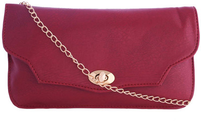 

Fristo Women Casual Maroon PU Sling Bag