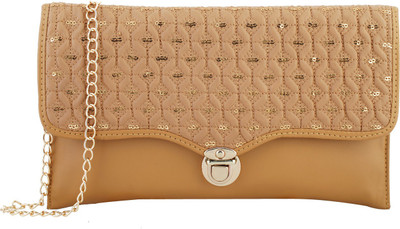 

Fristo Women Casual Beige PU Sling Bag