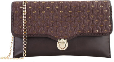 

Fristo Women Casual Brown PU Sling Bag