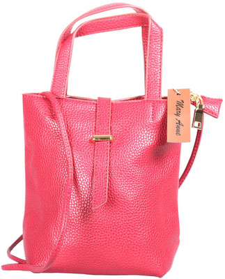 

Mary Anne Women Casual Red Leatherette Sling Bag