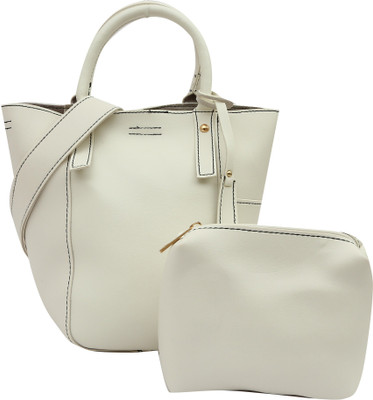 

Pepgirls Girls Casual White Leatherette Sling Bag