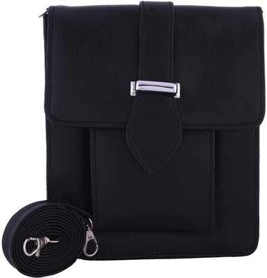

Fristo Women Casual Black PU Sling Bag