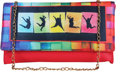 

Vivinkaa Women Evening/Party Pink Leatherette Clutch