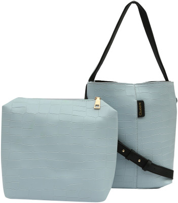 Pepgirls Girls Casual Blue PU Sling Bag