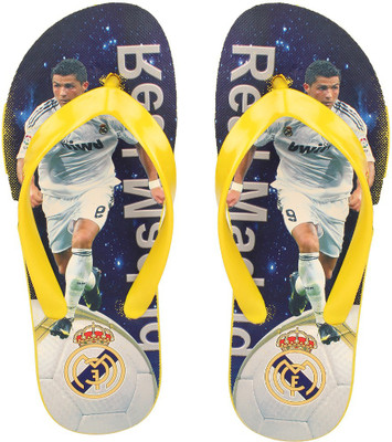 

World Wear Footwear Flip Flops, Yellow