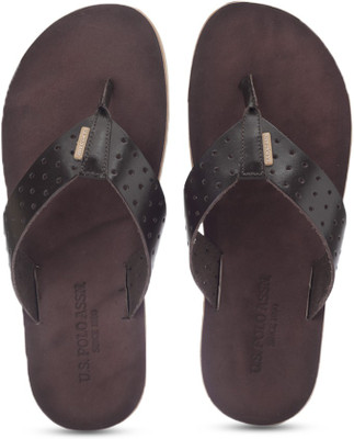 U.S. POLO ASSN. Men Ventura Slippers(Brown 8)