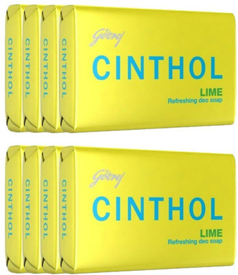 

Cinthol Lime Soap(800 g, Pack of 8)