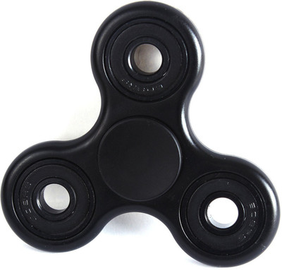 

VibeX ™ Hand Spinner Tri-Spinner Fidget Spinner Toy Stress Reducer(Black)